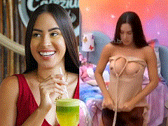 BBB 24 Bitch showing her beautiful hard breasts
