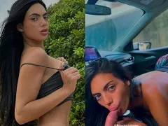 Brenda Trindade sucking off an app driver