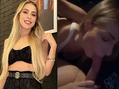 Naughty woman sucking the cudgel of the perverted taxi driver