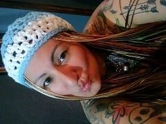 Delicious Tattooed Blonde Martina from Argentina Recorded a Home Video Throwing Her Panties to the Side and Masturbating Her Pussy to Send to Her Boyfriend