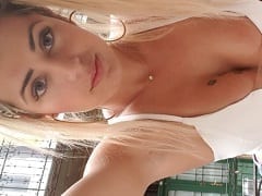 Wonderful blonde Brazilian Mia sucking the gringo’s cock and ass and then getting her ass pounded with milk