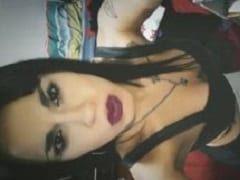 Catty and Daring Brunette Was Showing Off Naked in Homemade Nude Video But It Fell on the Web
