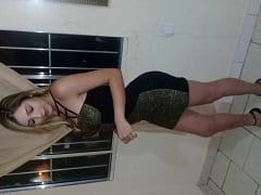 Hot Blonde a Got All Dressed Up To Go To A Nightclub But She Got In A Fight With Another Woman And In That Fight There Were Tits and Pussy Sticking Out