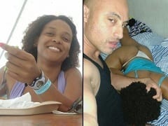 Took Her Pussy Sucked by Her Bald Boyfriend and Rascal Filmed It All
