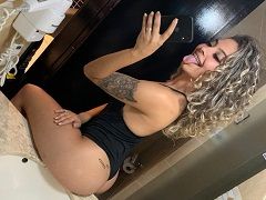 Showing off half-naked and rolling around