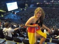 World Cup 2018: German Exhibitionist Showing Off Naked Inside the Stadium