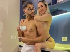 Naughty woman girlfriend of ex-bbb Luciano Estevan showing off naked