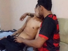 Flamenguista sucked and ate his passive friend’s ass