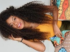 Ebony ex BBB showing off her breasts on Instagram