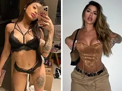 Brunette sucked pussy in front of the participants in De Férias com o Ex