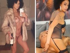 Delicious sexy mulatto giving a hot ride on the cock