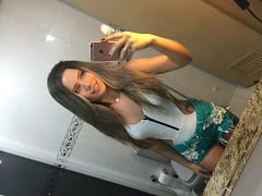 Hot Nymphet Nathalia Masturbates With Her Vibrator And Moans With Pleasure, Driving The Perverts Crazy