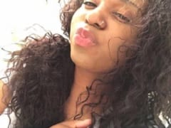 Delicious Mulatto Raiane got on all fours for her boyfriend and let him film it while she came on his cock