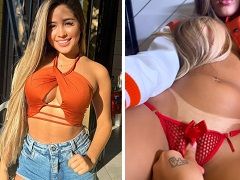 Hot northeastern Bitch lets her friend abuse her pussy
