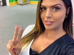Silvye Alves, presenter of Cidade Alerta Goiás, is very hot and you can see her in a dress and working out.