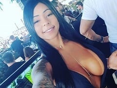 Wonderful is a Brazilian brunette with huge tits and a spectacular ass. I use her seductively.