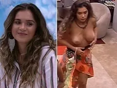 BBB20: Went crazy and she got comfortable with her breasts out in the house leader’s room
