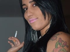 Tattooed Wonderful Brunette Sucked the Client, Got on All Fours and Sucked on His Cock
