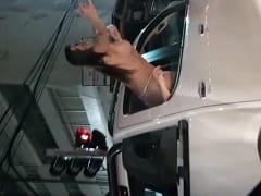 Hot Girls Get Naked Outside the Car With Their Breasts Out on Atlântica Avenue in Balneário Camboriú – SC