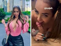 Delicious nymphet sucking and deep-throating