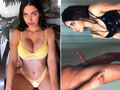 Delicious nymphet sucking until she swallows a lot of cum