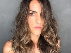 Famous actress Luciana Paes got totally naked in a “fictional” play and showed off her natural boobs
