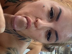 Sucking her friend’s cock in amateur video
