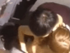 Hot and horny girlfriend has amateur sex inside a famous store fitting room