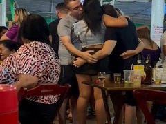 When the sex between couples starts in the pre-show and the bar is packed