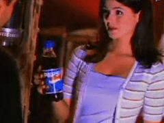 Hot and horny nymphet makes a forbidden Pepsi Cola adult commercial in amateur video