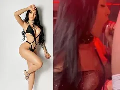 Fucking with a plug in her hot ass