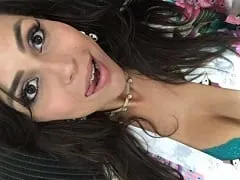 Too Much and Luxury Brunette Recorded a Video Giving a Spectacular Suckle to the Client