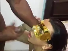 Naughty Wife Sucked Black Man’s Cock Willingly Until He Spurted Milk Into Her Mouth and Her Cuckold Filmed It