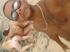 Crazy Fisherman Records Amateur Porn Outdoors Eating a Brunette and an Albino on All Fours by the Sea and Video Ends Up Leaking on the Net – BA