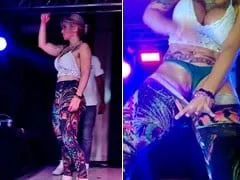 Hot Dancer Shows Her Pussy in the Middle of the Funk Ball and the Crowd Goes Crazy – Amateur