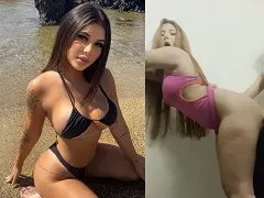 Giving her hot pussy in public places