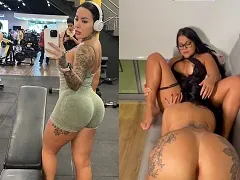 Famous funk dancers having hot lesbian sex after the show