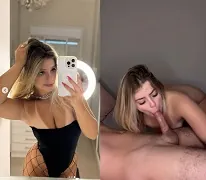 Young blonde who works in a notary’s office in the center of SP fell on the net giving a hot blowjob