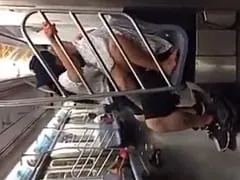 asal is caught fucking in the middle of the Recife subway with people in the car! Unprecedented! Bald and Hot in a Cap!