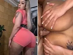 Amateur sex giving her ass