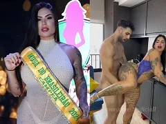 Musa do Brasileirão fell on the net fucking all over the house