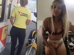 Hottest Frentista at the Gentil Gas Station in Ubá – MG Falls on the Net by Showing Off Naked and Masturbating in an Intimate Video She Sent to Her Ex – 2