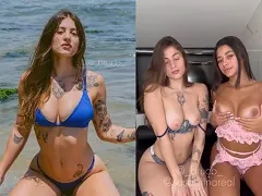 Porn footage of a former soap opera actress fucking with a couple of friends
