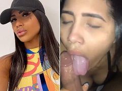 Too much of a brunette sucking and giving her pussy