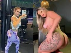 Famous blonde funk dancer taking off her clothes and playing that hot siririca