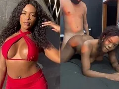 Fucking on all fours with her friend in amateur video