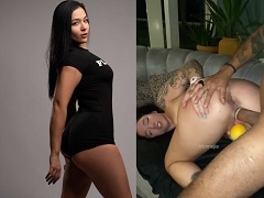 Hot young girl who works at the Cocoa Show store in Barra Shopping- RJ fell on the net giving her pussy on all fours