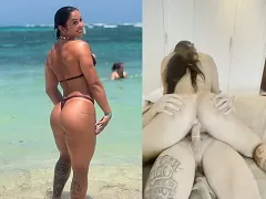 Tushy personal trainer from Barra Shopping gym in RJ fucking her student in handcuffs