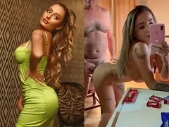 Porno of the blonde from the job who gave it to player Ney at a private party for his friends